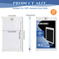 50 Pcs 75 Pt Acrylic Magnetic Card Holders One Touch Card Holder Clear Card Protectors Hard Plastic Magnetic Card Case for Sports Baseball Trading Card Storing Displaying(2.5 x 3.54 Inch)