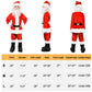 Children'S Santa Suit Christmas Child Santa Claus Costome Kids Halloween Costume Cosplay (Large)