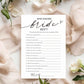 Wybgno Wedding Shower Games Cards, Who Knows The Bride Best, Bridal Shower Games 25 Guests, Engagement Party Wedding Games For G