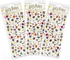 Paper House Productions Harry Potter 3-Pack of 2 Micro Mini Foil Accent Sticker Sheets for Crafts, Scrapbooking & Collecting - C