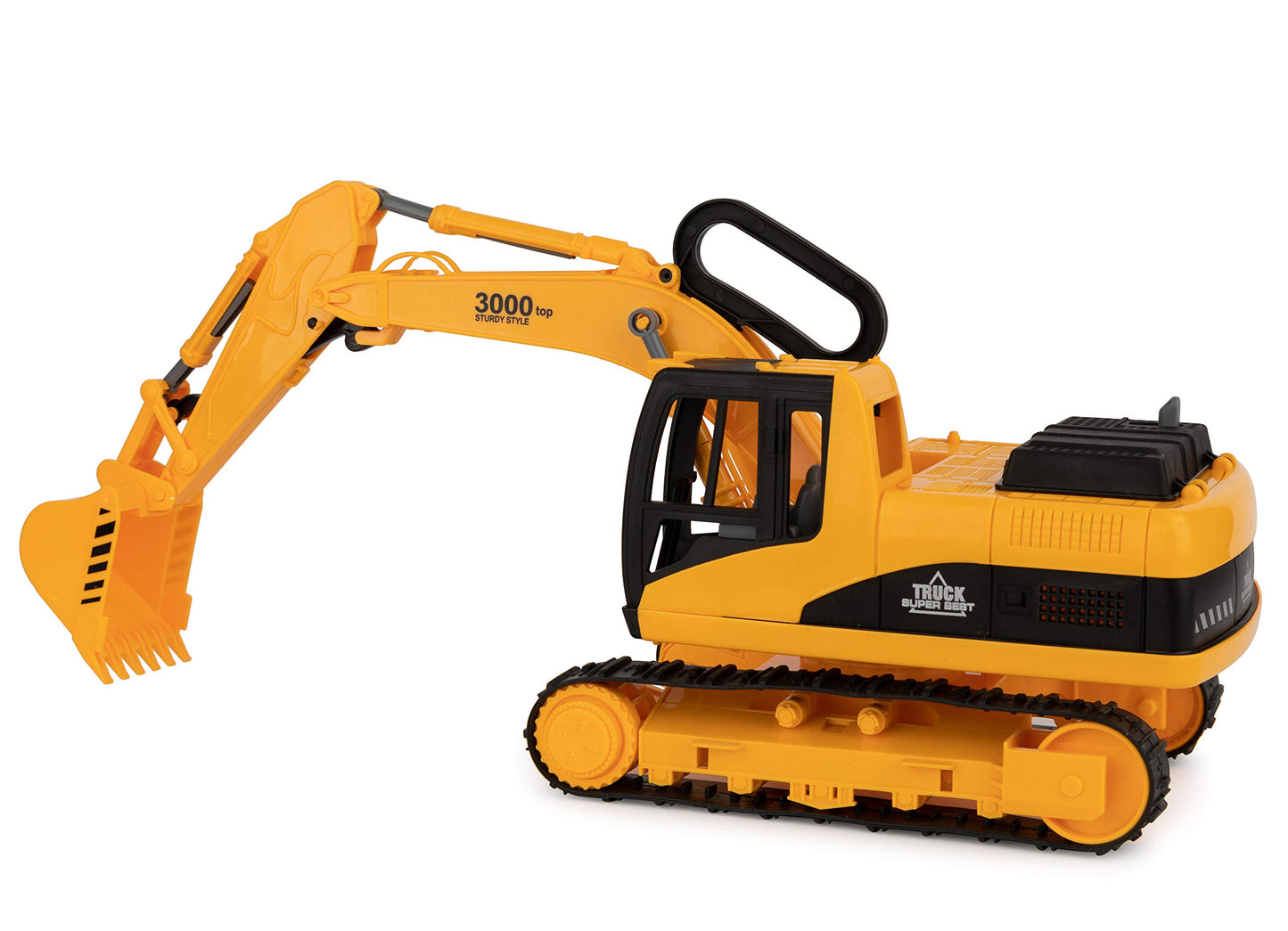 Toy To Enjoy Construction Toy Set - Excavator & Dump Truck, Moveable Claw, Yellow, Model 796752031743
