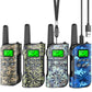 Inspireyes Walkie Talkies For Kids Rechargeable, 48 Hours Working Time 2 Way Radio Long Range, Outdoor Camping Games Toy Birthday Xmas Gift For Boys Age 8-12 3-5, 4 Pack Camouflage