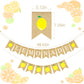 LaVenty Burlap Lemonade Banner for Lemonade Stand Decorations Lemonade Sign Lemon Party Decor, Lemon Garland Summer Lemon Themed