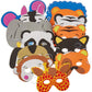 Rhode Island Novelty 1 Dozen 7 Inch - 13 Inch Dress Up Foam Animal Masks