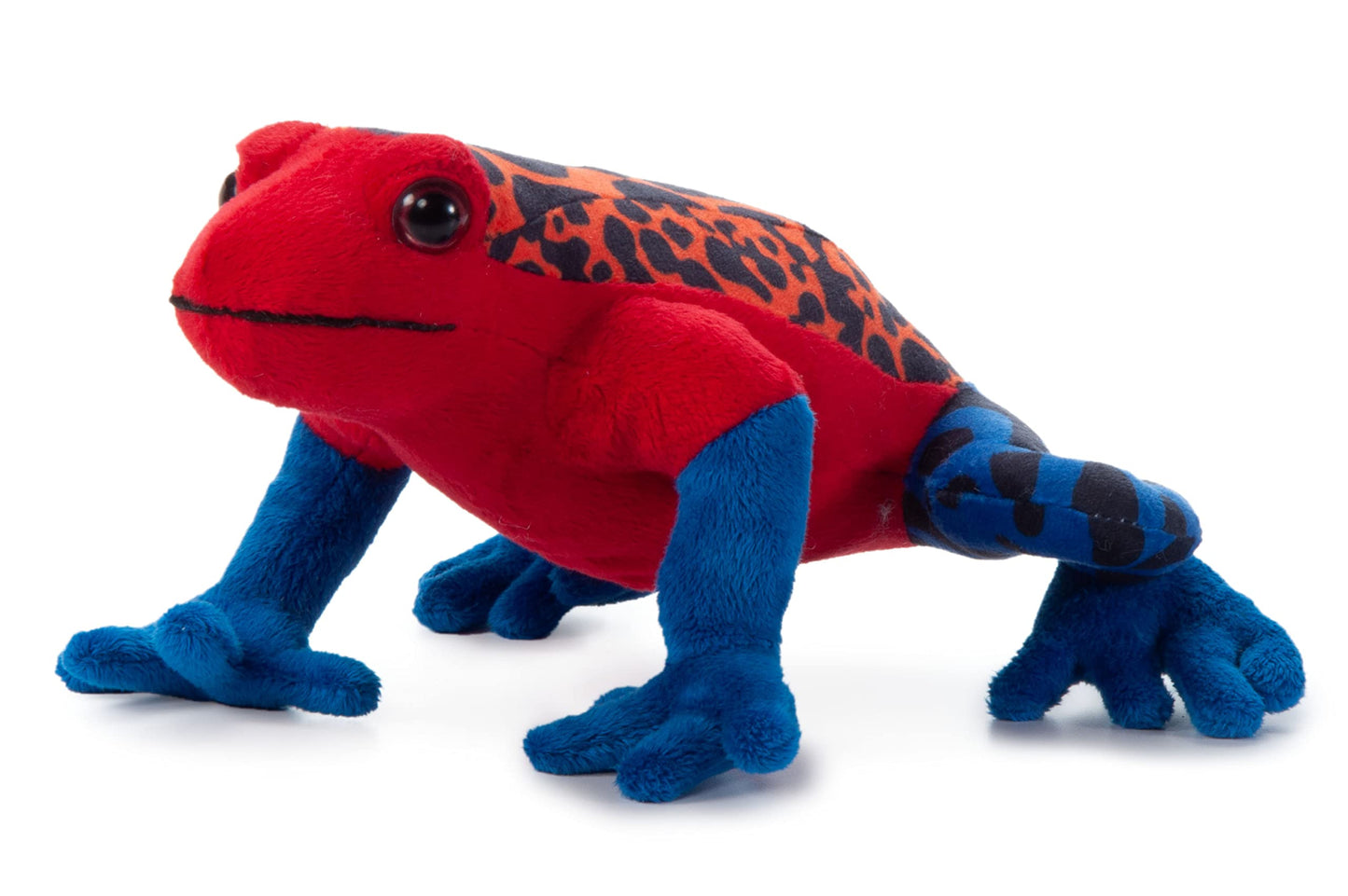The Petting Zoo Dart Frog Plush Toy - 9 Inch Red Stuffed Animal for Kids, Model 422106, Small Size, Rainforest Animals