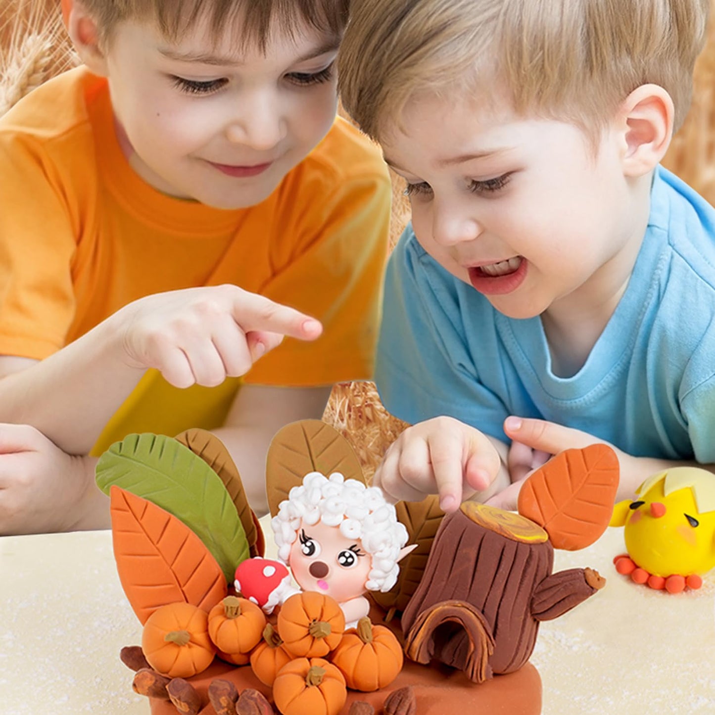 Cutedeer Air Dry Modeling Clay - 6 Colors, 1.3lb Soft Foam Molding Clay, DIY Creative for Kids Adults Arts & Crafts Project Supp