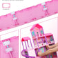 Beefunni Doll House, Dream Dollhouse For Girls Toys W/ 4 Stories -11 Rooms, Doll House 4-5 Year Old W/ 2 Dolls & Furniture, Princess Dollhouse 2023 Christmas Toy Gifts For 3 4 5 6 7 8+ Year Old Girls