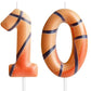 Zi Lan Basketball 10th Birthday Candle Brown Basketball Themed Cake Candles Happy Birthday Party Cake Topper for Boy Girl Kid Sp