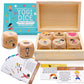Garybank Kids Yoga Dice - Fun Exercise Game with 12 Yoga Cards & Wooden Box, Ideal for Kids