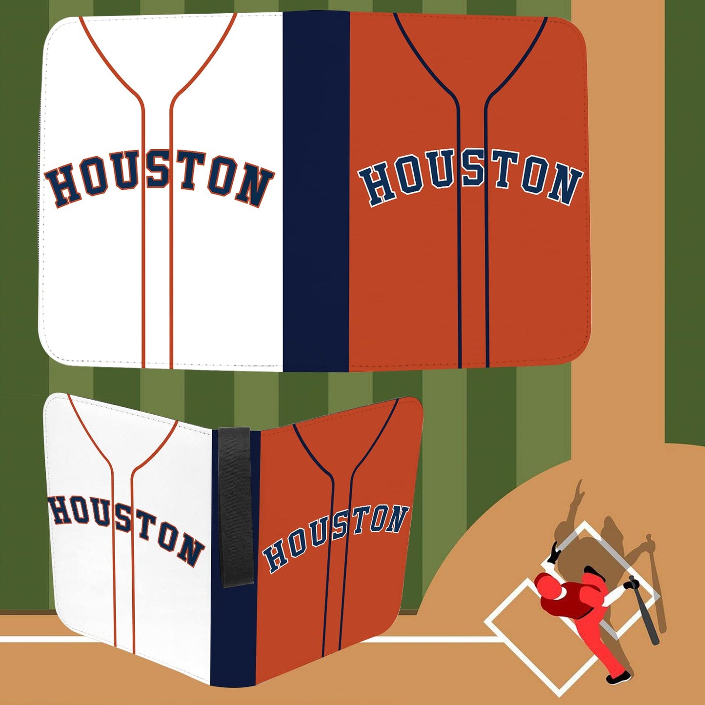 Baseball Card Binder With Sleeves 900 Pocket, Houston Baseball Card Holder For Trading Cards Baseball Collector Album Sports Car