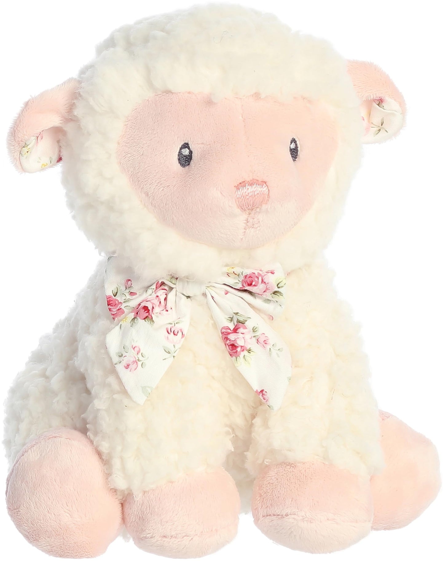 Aurora Blessing Lamb Plush Toy - 9-Inch Pink Girl Lamb - Model 20655