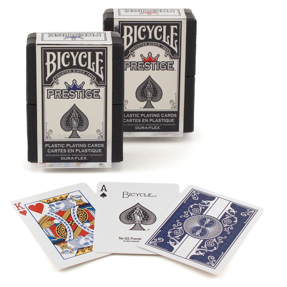 Bicycle Prestige Plastic Playing Cards (Pack Of 2)