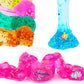 Hahafunyo 12 Pack Jelly Cubes Clear Slime Set - Small PVA-Based Slime for Kids - Holiday Birthday Party Favors