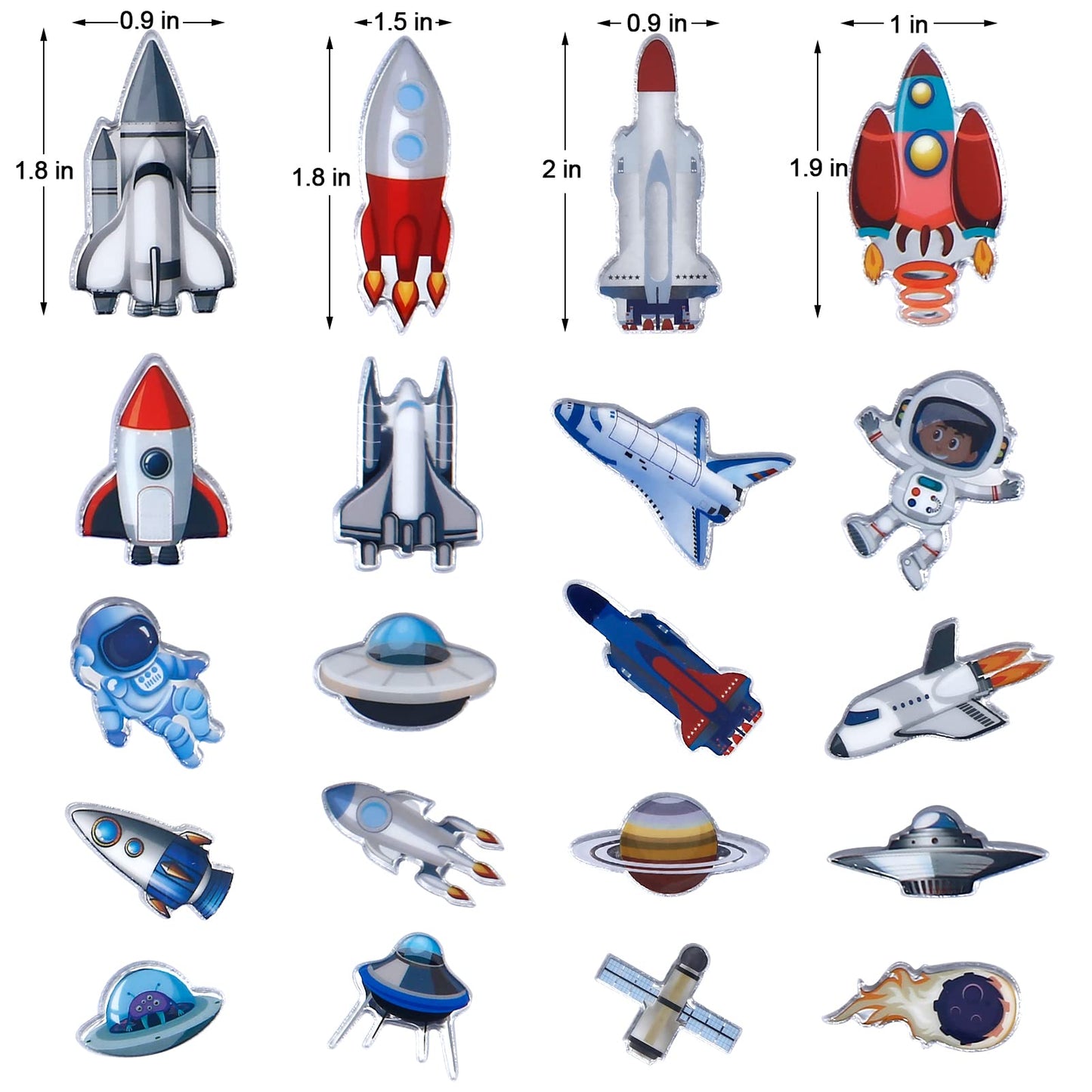 Space Stickers For Kids Toddlers 3D Puffy Stickers For Boys Girls Reusable Foam Stickers Including Planet Stickers Astronaut Stickers Solar System And Outer Space Stickers For Space Themed Party Favors,Goodie Bags Stickers Stuffers For Kids(4 Sheets))