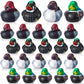 Deekin 24 Pcs Family Mallard Rubber Duck 2 Inch Cool Floating Decoy Rubber Ducks Adorable Soft Bathtub Decoy Bath Toys For Birthday Gift Nature Birds Lovers Cruise Party Hunting Decoration