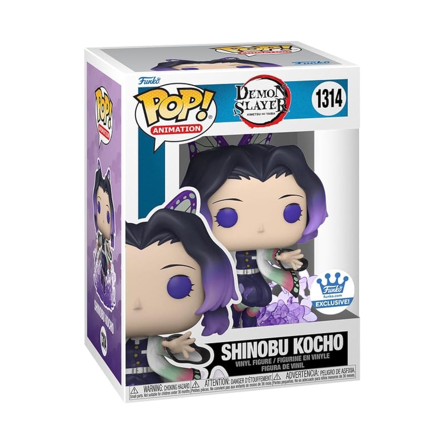 Funko Pop! Animation Shinobu Kocho Vinyl Figure - Multicolor, Model 67407, Shop Exclusive