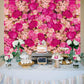 Pink Red Rose Wall Background Spring Flowers Photography Backdrop Girls Princess Birthday Baby Shower Wedding Valentines Day Mo