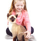 TigerHart 14 Inch Stuffed Siamese Cat Plush Toy - White Polyester Material