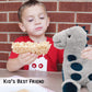 Passionfruit Plush Dinosaur Toys For Kids - 4-Pack Soft & Huggable 12-Inch Stuffed Animals - Cute & Squeezable Dinosaurs For Boy