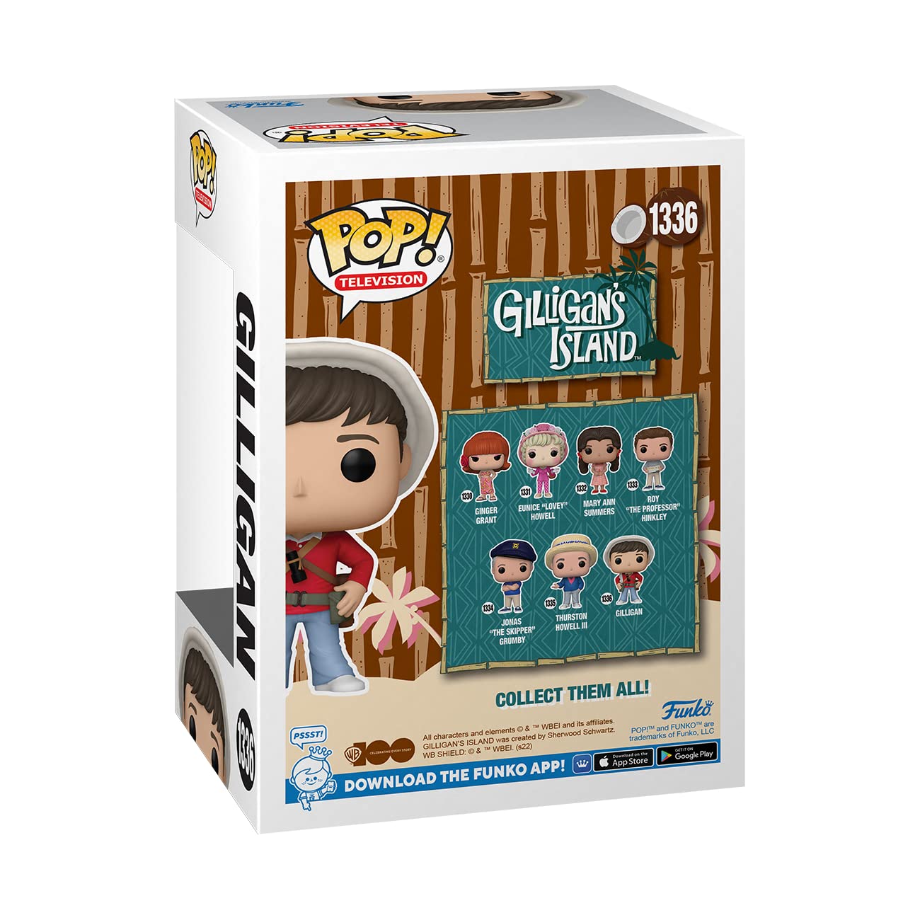 Funko Pop! Tv: Gilligan’S Island - Gilligan - Gilligan'S Island - Collectable Vinyl Figure - Gift Idea - Official Merchandise - For Kids & Adults - Tv Fans - Model Figure For Collectors And Display