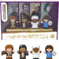 LITTLEPEOPLE COLLECTOR Little People Inspiring Women Set, 4 Figures, Multicolor, Plastic, Model HBT94