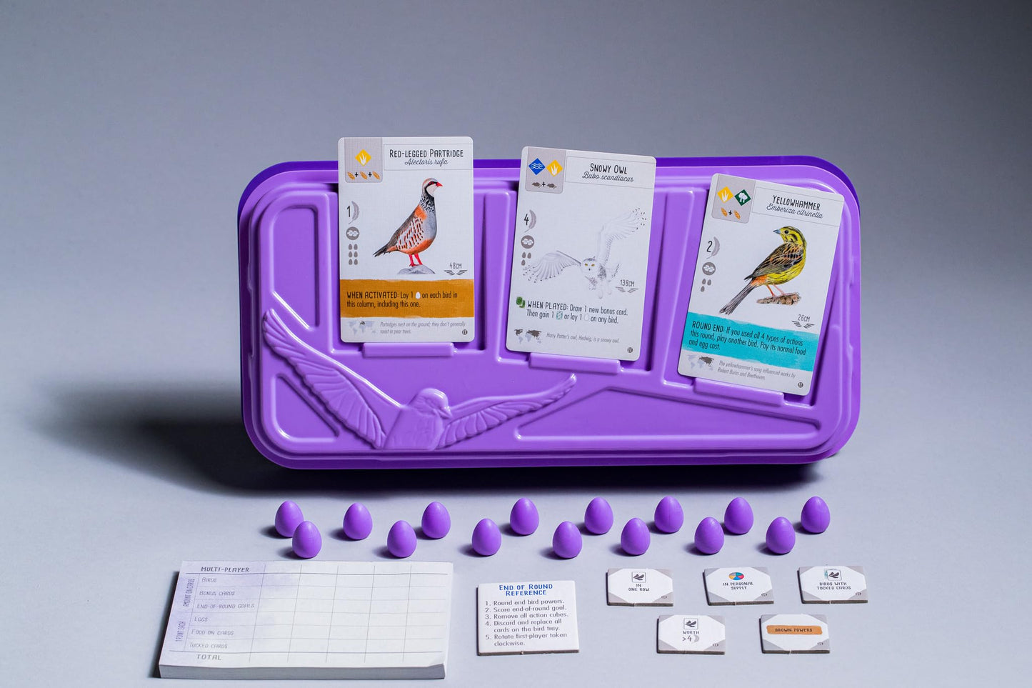 Stonemaier Games Wingspan European Expansion | 81 Unique Birds | Ages 14+ | One Size | Purple | Model STM901