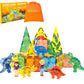Hacocola Dinosaur Magnetic Tiles, Educational Magnet Tiles Building Block Toy Dino World, Learning Construction Magnetic Toys Se