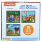 Little People Fisher-Price 18-Piece Jigsaw Puzzle 3 Pack - Plastic - One Size - Model 61000-LPP