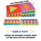Toyvelt Foam Puzzle Floor Mat For Kids - 12X12 16 Tiles Interlocking Play Mat With Colors, Alphabet, Abc, - Educational Large Pu