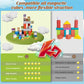 Itefdtutne Magnetic Blocks - 110Pcs Magnets Building Blocks World Set For Kids Ages 3-5 5-7 8-12, Magnetic Tiles Magnetic Block