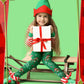 Bencailor 3 Packs Girls Christmas Tights Set Little Girls Christmas Stockings Xmas Footed Leggings For Girls 5-10 Years Old(Sant