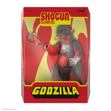 Super7 Ultimates! Toho Shogun Godzilla (Vintage Red) - 7'' Toho Godzilla Action Figure With Accessories Classic Movie Collectibl