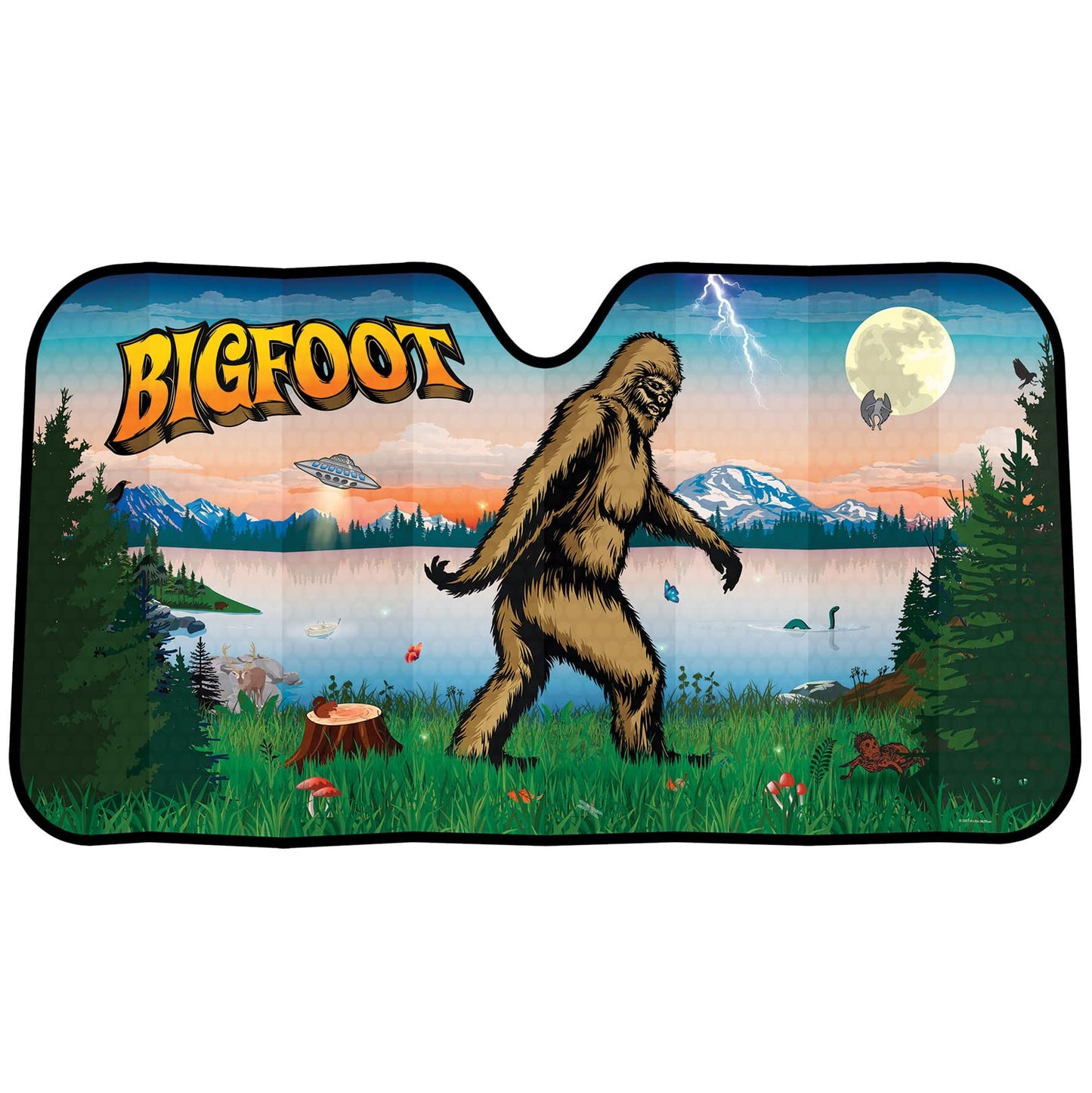 Mcphee Archie Accoutrements Bigfoot Auto Sunshade - One Size