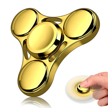 Fidget Spinners Toy, 2-5 Min Spins Time Stainless Steel R188 Bearing Metal Fidget Spinner, Edc Adhd Stress Anxiety Relieves, Fid
