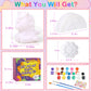 Dededa Paint Your Own Unicorn & Rainbow Night Light Art Kit, Arts And Crafts For Kids Ages 4-8,Unicorn Toys Unicorns Gifts For G
