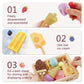 HERSITY Wooden Ice Cream Stand for Kids - Pretend Play Food Set, Ice Cream Popsicle Toy for Toddlers Boys & Girls Ages 3-5, Brown