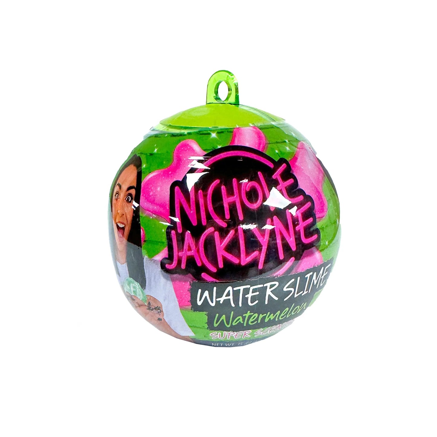 Nichole Jacklyne Watermelon Scented Water Slime Kids Toy, Non-Sticky Sensory Gift for Boys and Girls, Stress Relief Slime Party