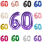 60 Balloon Number, Purple Number 60Th Birthday Balloons 40 Inch, 60 Years Old Purple Birthday Decorations For Men Women, 60Th An