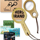 Adventure Set - 2X Wood Magnifying Glass For Kids With 4 Pictures - Wooden Montessori Toy - Learn And Explore