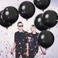 Guasslee 24Pcs Black Balloons Clearance 18 Inch Big Black Latex Balloons Large Black Balloons For Birthday Wedding Halloween Party New Year'S Day Decorations Supplies