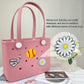 Lckaey Rubber Beach Bag Accessories-PVC Rubber decoration-for EVA Purse Bogg Inserts Y064figure 28
