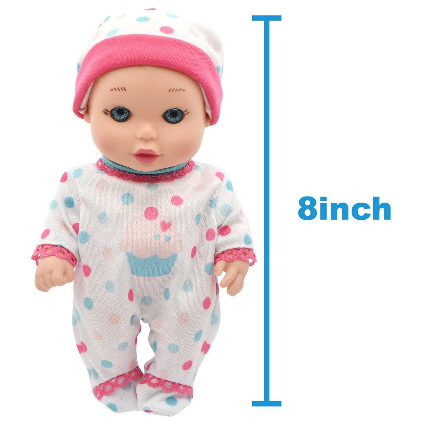 New Adventures Magic Nursery: Doll In Crib - 8 Baby Doll Playset, Children'S Pretend Play, Ages 2+