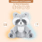 Suzzipals Raccoon Stuffed Animal, Microwavable Stuffed Animals Raccoon Plush, Heated Stuffed Animals With Lavender Scented, Heat