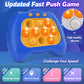 Fast Push Bubble Game For Kids 8-12, Pop Sensory Fidget Toys For Kids 6-12 Exercises Reaction Birthday Toys For Boys And Girls Ages 3-12 Years Old & Up(Darkblue)