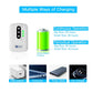 AquaMiracle Portable Aquarium Air Pump, USB Rechargeable, For Tanks up to 60 Gal, White, Model JHL-1101