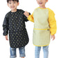 Plie Waterproof Kids Art Smocks 37 Colors (Age 1-10, S-XXL size), Green Check (17-S)