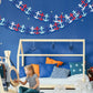 65Ft Nautical Garland Cruise Birthday Decorations Triangle Flags Hanging Banner For Baby Shower Wedding Party Mantel Home Outdoor Garden(8 Pieces)