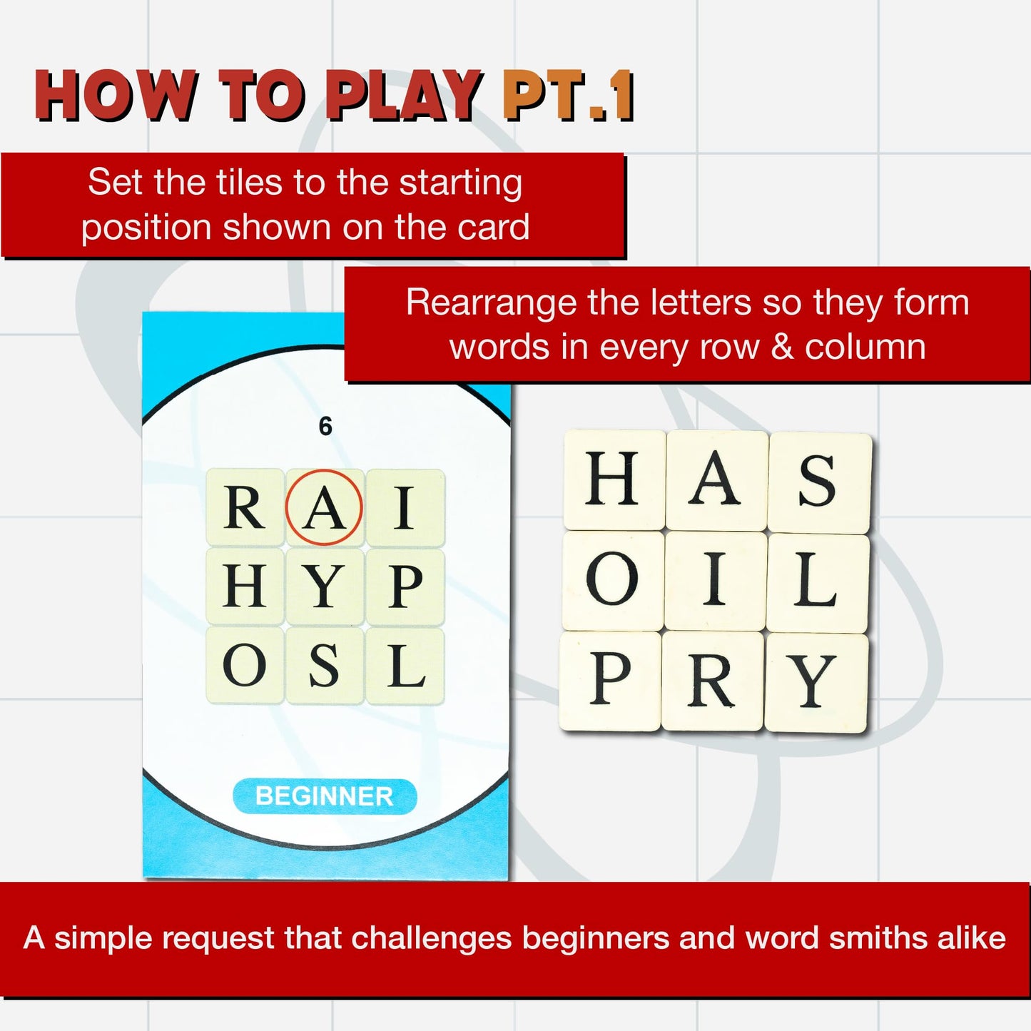 Continuum Games Word Q Jumbled Crossword Brainteaser - Cardstock, Model 1501