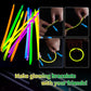 Taikula 60 Pack 8    Blue Glow Sticks Bulk with 60 Connectors Neon Glow In The Dark Party favors Supplies for Holiday Birthday P