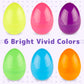 Prextex 3.5    Unfilled Easter Eggs Empty, 36 Pcs - Empty Plastic Eggs Fillable With Candy, Presents For Toy Basket - Easter Dec